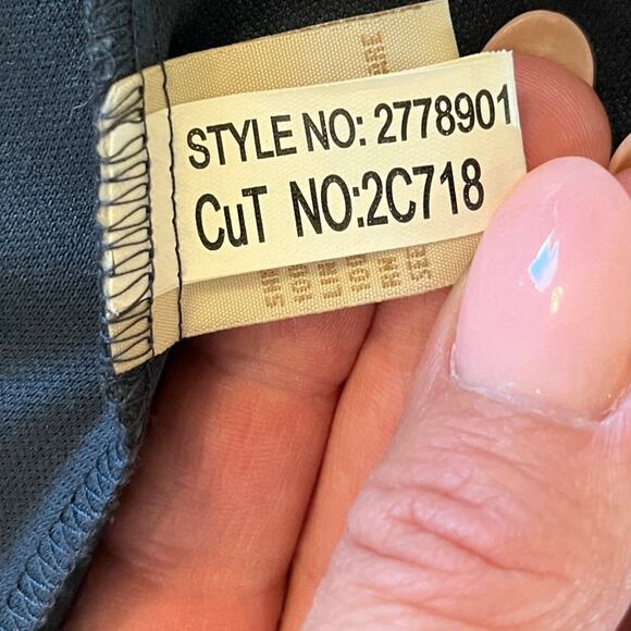 Jonathan Martin SILK V Neck Sleeveless Blue Paisley A Line Dress Back Tie 6 - Picture 9 of 13